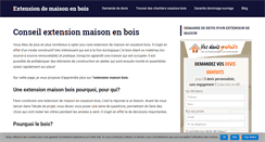 Desktop Screenshot of extensionmaisonbois.com