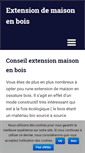 Mobile Screenshot of extensionmaisonbois.com