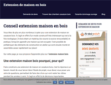 Tablet Screenshot of extensionmaisonbois.com